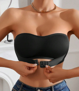 Soutien-gorge sans bretelles pour femmes, sans armatures, push-up, pour grandes poitrines, lingerie sexy, grandes tailles, vente en gros - Product Image 6