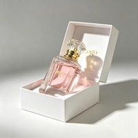 Flacon de parfum transparent de luxe 50 ml pour femme, design d'usine 2026, personnalisable avec logo, pour produits de parfumerie et eau de Cologne