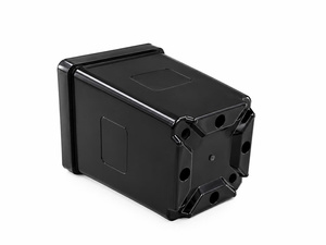 Custom Logo Round Black <b>Plastic</b> <b>Square</b> Gallon Small Size <b>Container</b> Pot PP Material Thick Bottom with Multiple Drain Holes - Product Image 3