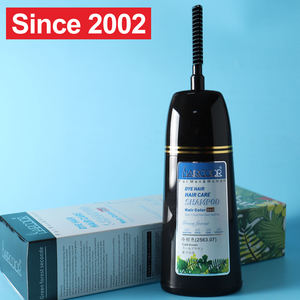 Tinte Permanente para el Cabello Totalmente Negro, Crema Cristalina en Formato Champú, Bajo en Amoníaco, Ingredientes Naturales, Cubre las Canas, Fórmula Nutritiva - Product Image 2