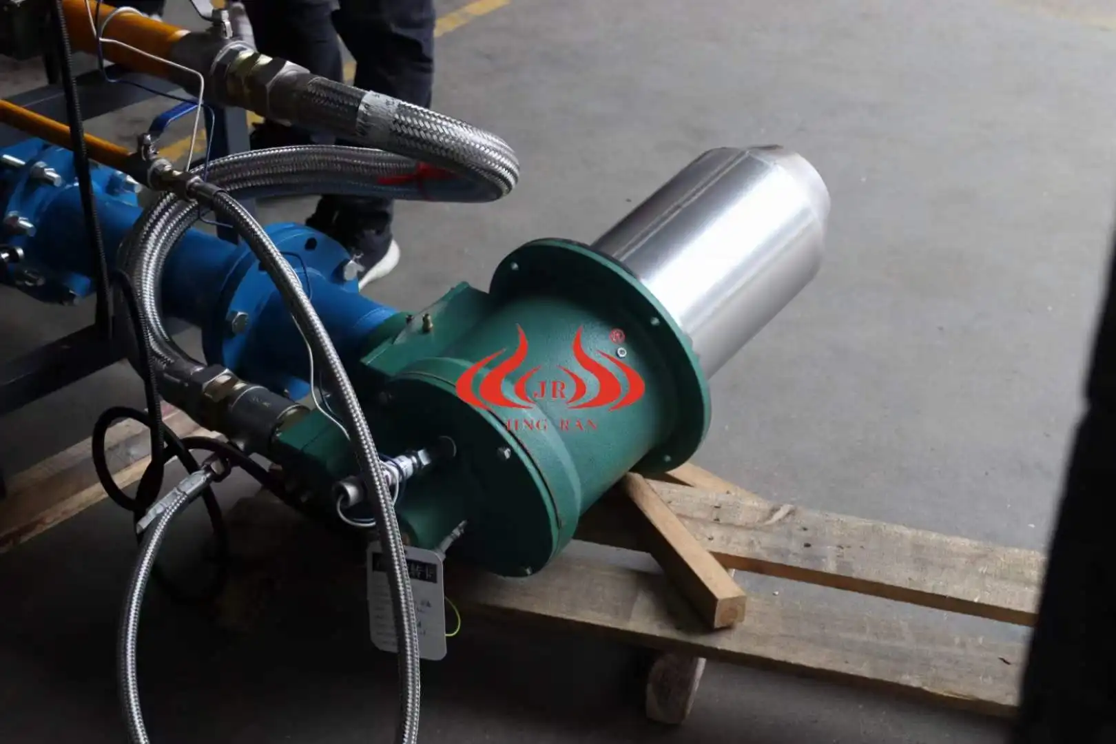 工業用ガスバーナーボイラー用粉体塗装オーブンLPG高圧ガスバーナープレミックスバイランバーナー