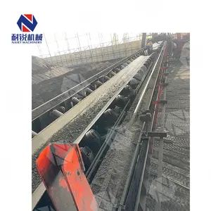 Nairy Cement Coal Mining Iron Ore Loading Machine System 20 Meters Quarry Conveyor Belt For Sand And Gravel