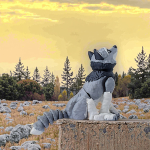 Vashine 3D impreso el Sirius PLA colorido creatividad niños juguetes 3D figura de acción <span class=keywords><strong>Toi</strong></span> materiales ecológicos lindos juguetes de Coyote - Product Image 1