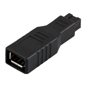 Adaptador Convertidor <span class=keywords><strong>FireWire</strong></span> 400 a 800, IEEE 1394a Hembra de 6 Pines a 1394b Macho de 9 Pines - Product Image 4