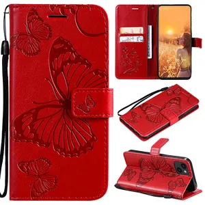 Fashion Butterfly Wallet Leather Case For Iphone 15 Ultra 14 13 Mini 12 Pro Max 11 X XS XR 7 8 6 6S Plus Flip Cover Pouch