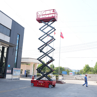 Chariot élévateur mobile CE Liondi EFM-6000/EFM-8000 6m/8m/10m à profil bas, capacité 2200kg, table élévatrice à ciseaux électrique pour lignes d'emballage