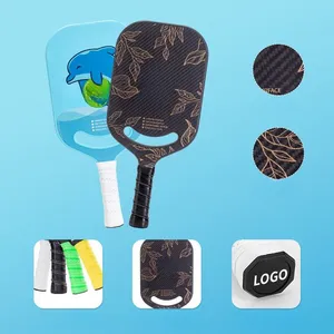 Custom Pickball Eraser Fiberglass Pickball Paddle Set Bag Clothing Flooring Blend Racket Net Mini Fileu Pickball Paddle