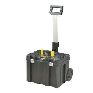 Caja de herramientas con ruedas Stanley Pro Stack Fatmax, contenedor de almacenamiento con asa y ruedas para uso en taller - Product Image 1