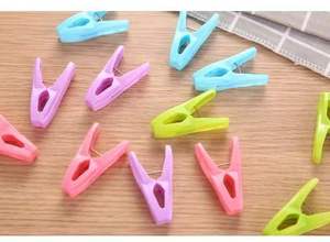 20 pinces à serviettes de plage, grandes pinces à linge en plastique coupe-vent, supports de fixation <span class=keywords><strong>pour</strong></span> chaise de plage - Product Image 2