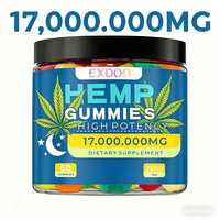 Gummies vitaminées à l'extrait de chanvre sous marque privée pour adultes : Soulagement du stress, amélioration de la mémoire, soutien du sommeil, énergie