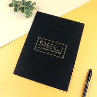 Dossiers de présentation en papier format A4 personnalisés en gros avec logo sur mesure