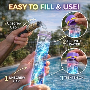 ปืนฉีดน้ำสีรุ้งของเล่นเครื่องยิงฟองสบู่สีสันสดใสฤดูร้อนเล่นกลางแจ้งเกมปาร์ตี้ชายหาด - Product Image 3
