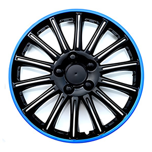 <span class=keywords><strong>Enjoliveurs</strong></span> universels <span class=keywords><strong>13</strong></span> <span class=keywords><strong>pouces</strong></span> noir et blanc bicolores pour jantes en acier, accessoires auto en gros - Product Image 3