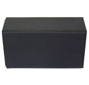 Boîte de rangement pour jeux de cartes de haute qualité, grise, avec double compartiment pour cartes, capacité de 220+ cartes - Product Image 2