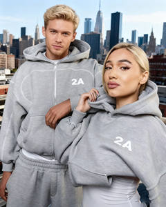 OEM personalizado 420 Gsm sudaderas con capucha y pantalones de chándal conjunto de gran tamaño suelto Streetwear Chándal Fabricante Hombres Traje deportivo - Product Image 2