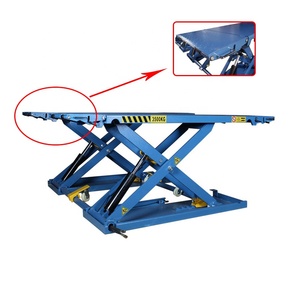 1.2 metre oto tamir kaldırma makas hidrolik düz makaslı orta yükselme araba asansörü - Product Image 2