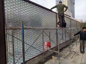 JYG White <span class=keywords><strong>Clear</strong></span> Crystal <span class=keywords><strong>Glass</strong></span> Tijolo 50*100*200mm Atacado para Sala de Estar Hotel Staircase Entry Building Decoração com Buracos - Product Image 5