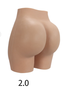 Women's High Waist Silicone Padded <b>Butt</b> Pants Open Crotch Shapers Seamless Breathable Firm Control Panties Hips <b>Enhancement</b> - Product Image 5