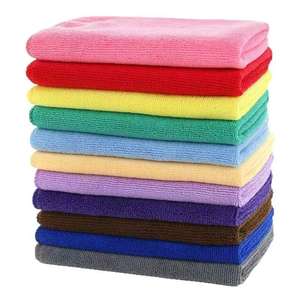 プレミアム40*40 300gsmマイクロファイバーワープニットクリーニングタオル40x40 cmクイックドライ車用詳細皿クリーニング布 - Product Image 1