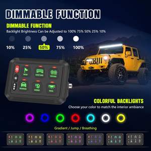4X4รีเลย์อิเล็กทรอนิกส์ระบบกล่องควบคุมวงจรกันน้ำสากลฟิวส์รีเลย์กล่องที่มีสายไฟเทียม - Product Image 5