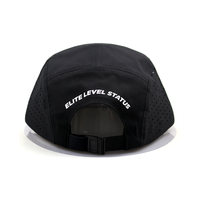 Casquettes de course à cinq panneaux en polyester personnalisées pour hommes, casquette à cinq panneaux