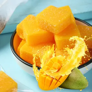 Aperitivo de Caramelo Suave con sabor a mango y coco de gelatina suave más vendido En stock