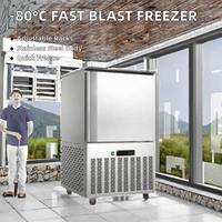Congélateur rapide à température unique pour restaurant, en acier inoxydable, refroidissement par air et ventilateur pour la restauration