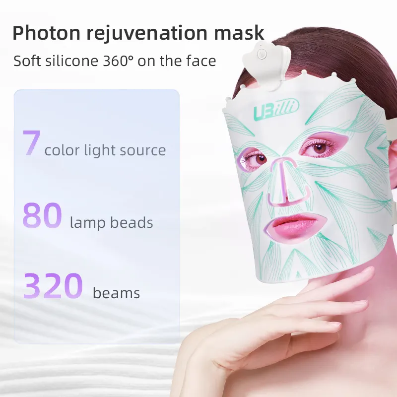 Masque LED Skin Beauty Therapy Face Light Face Mask 7 colors led Facial facial Light Therapy Mask