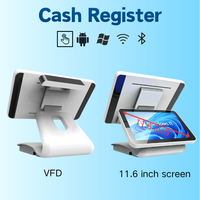 Sistema POS con Pantalla Táctil Capacitiva de 15.6 Pulgadas, Precio al por Mayor, Económico, Sistema de Punto de Venta con Windows para Comercio Minorista y Restaurantes