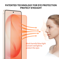 Protection d'écran en verre trempé pour téléphone avec lumière rouge 3 en 1, protection d'objectif d'appareil photo, film magnétique, coque de téléphone pour Samsung S25 S26 Plus ultra