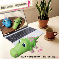 Adorable jouet sensoriel en forme de dinosaure à remontée lente, compressible, tactile, apaisant et moelleux