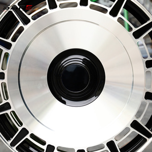 Cerchi in Lega Forgiata Argentite, Profilo a Disco Turbina, 18 19 20 Pollici, 5x112, Cerchioni Robusti per Mercedes GLS M - Product Image 3