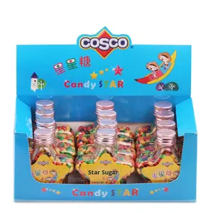 Vente en gros Étoile à cinq branches Souhaitant Bouteille Colorée Saint Valentin Chocolat Haricots Internet Celebrity <span class=keywords><strong>Snack</strong></span> Food Supermarché - Product Image 5