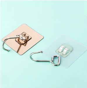 Crochets adhésifs imperméables, robustes, résistants à la rouille, en acier inoxydable pour salle de bain et cuisine - Product Image 1