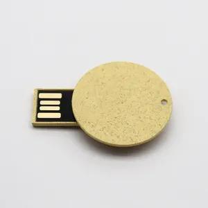 Factory Eco-friendly wheat stalk renewable plastic mini bookmark custom logo imprint 1GB-128GB 2.0 A-grade chip usb flash drive