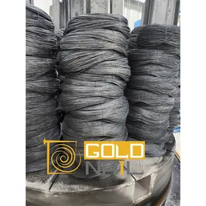 Factory supply steel wire raw material for construction Hot rolled ungalvanized steel wire spring steel wire for nail making