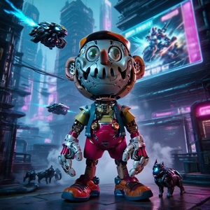 50CM prêt à l'emploi Cyberpunk <span class=keywords><strong>Pinocchio</strong></span> Robocop Robots résine Figure ornement nouvelle condition modè<span class=keywords><strong>le</strong></span> Statue jouet Collection - Product Image 1