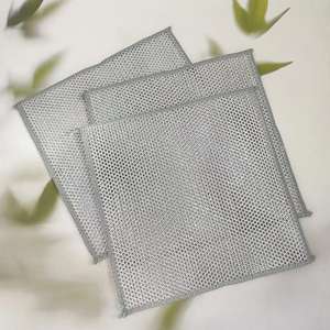 Paño de microfibra de doble cara con hilos plateados, paño de limpieza multifuncional para cocina, desengrasante, limpiador de ollas y - Product Image 1