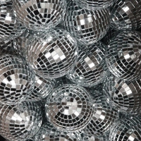 Grandes boules miroir disco de Noël, boules en verre suspendues 10cm/12cm/15cm/20cm/25cm/30cm/40cm, décorations en mousse, décorations de fête