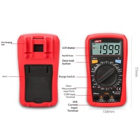 Uni-T UT33A+/UT33B+/UT33D+ Multimeter Digital LCD Presisi Tinggi Akurasi Tiga Setengah Digit Miniatur Ukuran Saku Tahan Panas Universal