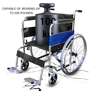 Fauteuil roulant manuel facile à manipuler, pliable, portable, avec siège de toilette, pour personnes âgées et handicapées - Product Image 5