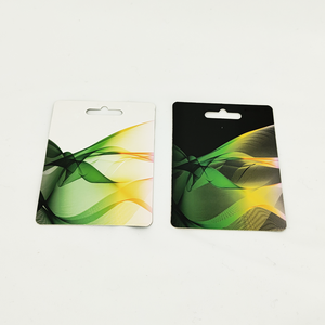 Customized Insert Cards Packaging Cardboard Paper Blister Hanging Display Header Card Sliding Blister Card