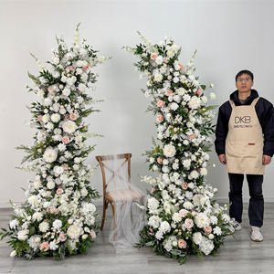 Arreglo Floral de Alta Calidad, Arco de Boda Blanco de Lujo, Flores Artificiales, Centro de Mesa para Decoración de Bodas - Product Image 1