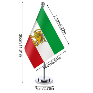 Drapeau du <span class=keywords><strong>Danemark</strong></span> imprimé numériquement double face 4''x5'' en polyester imperméable 1440dpi, taille personnalisable, pour table - Product Image 5