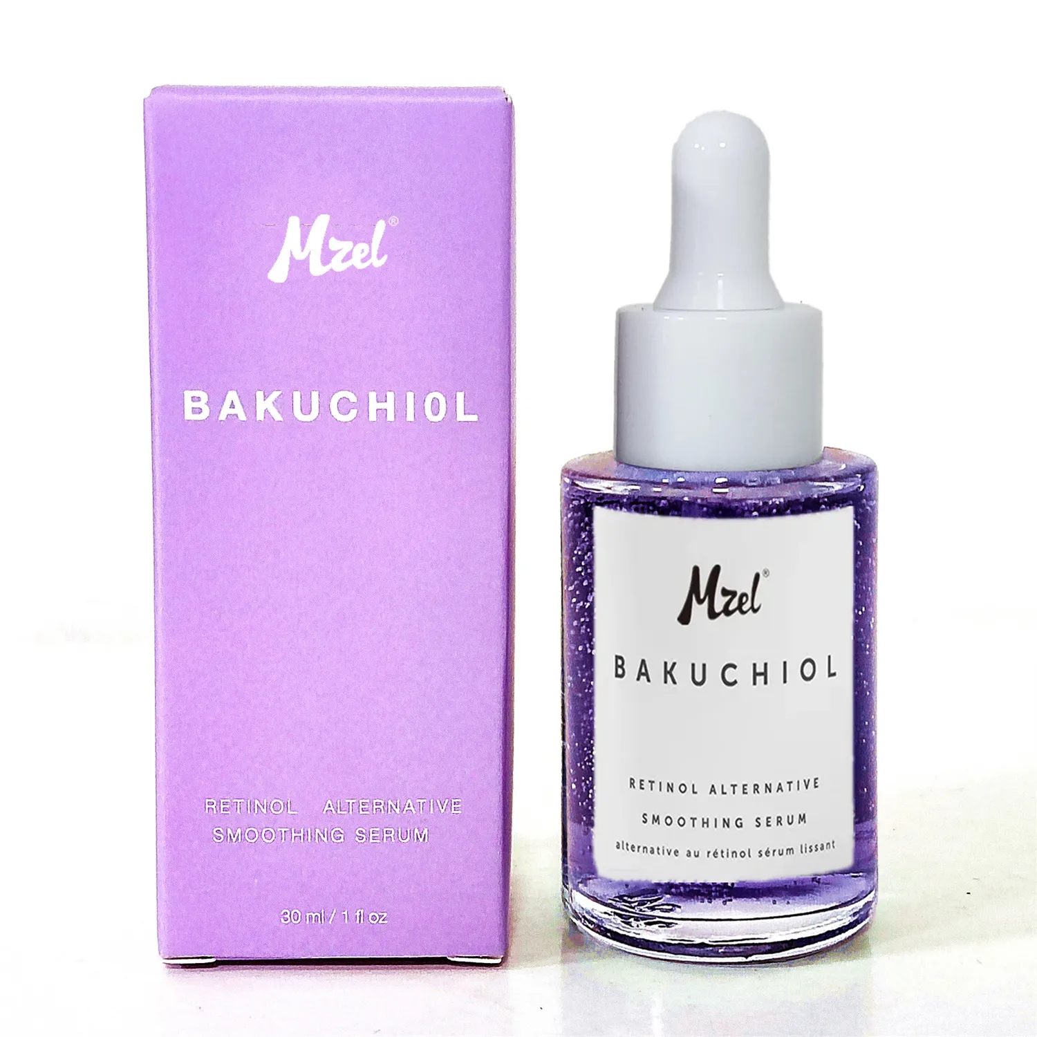 Private Label Bakuchiol Retinol Alternatives glätten des Gesichts serum, hydrat isieren und reduzieren das Auftreten feiner Linien und Falten