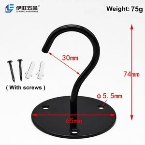 EWANG Wholesale Metal Wall Ceiling Plant <b>Pot</b> Hangers Wall Mounted Plant Ceiling Hooks for Hanging Bird Feeders Flower Basket - Product Image 4