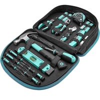 Ensemble d'outils de 104 pièces, kit d'outils à main pour la maison, vert, vente flash, ensemble de boîte à outils pour la maison
