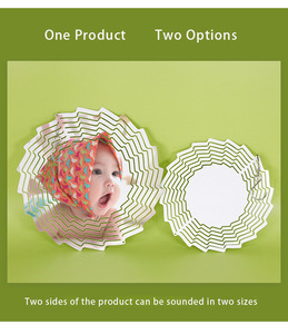 Vente en gros de moulinets à vent DIY par sublimation pour la décoration de jardin, moulinets à vent ronds de 10 pouces pour la décoration de jardin - Product Image 4