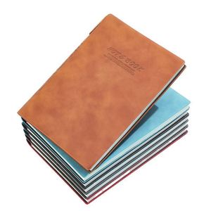Factory Pu Leather Vintage Budget Office Supplies Thread Sewing Bound Custom Color <b>Notebook</b> <b>Planner</b> Cover A5 A6 Diary - Product Image 3
