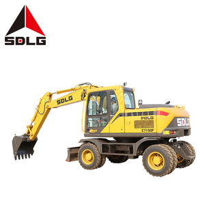 Excavadora Mini de Cuatro Ruedas SDLG E7150F de 15 Toneladas, Ahorro de Energía, Excavadora Hidráulica de Ruedas de 15 Toneladas, Nueva de 2024 - Product Image 3